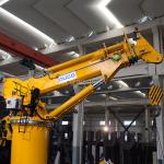 Marine Deck Electric Hydraulic 8t 15m Telescopic Crane for sale