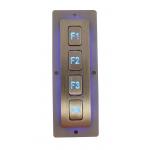 USB / PS2 Interface Metal Keypad 14.0 Mm X 14.0 Mm For Internet Public Phones for sale