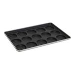Rk Bakeware China-52345 Aluminized Steel 4.5 Inch Hamburger Tray / Muffin Top Pan for sale