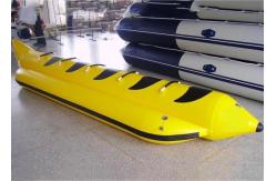 China Aqua Park Towable Inflatables , 3 - 5 persong Inflatable Flying Banana Boat supplier