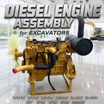 Used Complete Caterpillar Engine Assembly 3066,3116,3304,3306,3406,3408,C7,C13,C15,C18,325C for Excavator Diesel Engine for sale