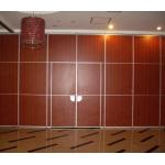 2000 Meter Height Soundproof Partition Wall / Hotel Movable Wooden Wall Dividers for sale