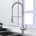 SUS304 Stainless Steel Pull Down Kitchen Faucet for sale
