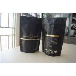 Custom Printed Stand Up Coffee Bag With Degassing Valve / Coffee Bean Packaging Bag