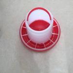 ABS Chicken Feeder Pan Automatic Pan Feeding System Red Or Yellow for sale