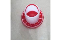China ABS Chicken Feeder Pan Automatic Pan Feeding System Red Or Yellow supplier