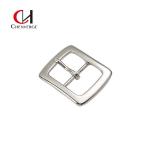 Anticorrosive 43.5g Square Silver Belt Buckle , Wear Resistant Nickel Belt Buckle for sale