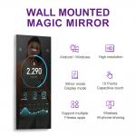 65'' Hanging LCD Wall 1080P Smart Exercise Mirror Full Body Dressing Glass for sale