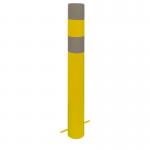 1020 Mm Yellow Steel Bollards IP68 GL GD Fixed Bollards Surface Mounted for sale