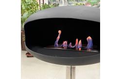 China Long Burn Time Ethanol Fire Pits Freestanding Fireplace With Manual Ignition System supplier