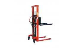 China 1.6m - 3m Manual Pallet Stacker Hand Forklift Hydraulic Pallet Trunk supplier