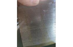 China 0.8mm Hole 80mm Width Stainless Steel Perforated Sheet Round Hole supplier
