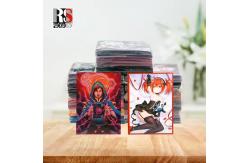 China Custom MTG Card Sleeves Transparent Custom Protector 100 Pieces Per Package supplier