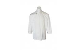 China 240G Chef Uniform Long Sleeve Polyester 65% Cotton 35% With Snap Buttons supplier