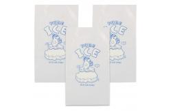 China OEM ODM LDPE 8LB 5KG Ice Cube Plastic Bag Reusable With Drawstring supplier