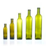 Olive Oil Packaging Bottle Black Glass Olive Oil Bottle Logo Printing for sale