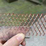 Lightning Protection Expanded Metal Mesh Pure Copper Micro Hole Diamond for sale