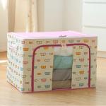 Odorless Fabric Covered Storage Boxes , Dustproof Clothes Storage Bins ISO9001