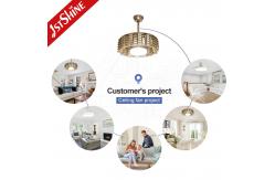 China 6 Speed Dc Motor Bladeless LED Ceiling Fan Low Power Consumption supplier