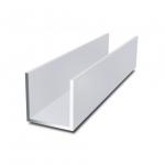 Aluminum 6063 Extrusion U Shaped Tube Aluminium U Channel Railing Profile for sale