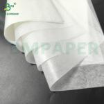 40 GSM White Waxed Paper Rolls Waxed On Both Sides Grease Resistant for sale