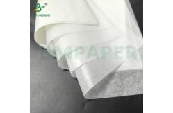 China 40 GSM White Waxed Paper Rolls Waxed On Both Sides Grease Resistant supplier