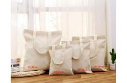 China Recyclable Natural Cotton Canvas Shopping Bag With Zipper Closure supplier