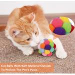 Interactive Safe Chew Toys For Cats With Bell And Cat Fuzzy Balls