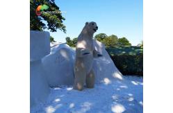 China Water Retardant Animatronic Polar Bear animals supplier