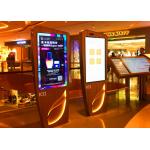 High Resolution Digital Signage Kiosk Floor Stand / Interactive Directory Kiosk For Building for sale