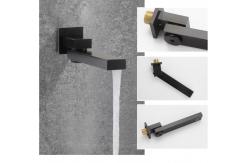 China Brushed Gold Black Silver Embedded OEM Concealed Basin Mixer supplier