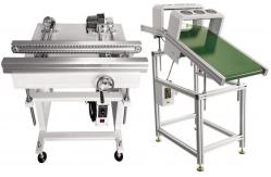 China 100VA Wave Soldering Machine Up And Down Belt Conveyor Assembly Line supplier