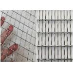6m Length Woven 5mm Double Crimped Wire Mesh for sale