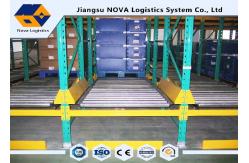 China High Capacity Storage Gravity Pallet Racking Q235B Cool Rolling Steel   supplier