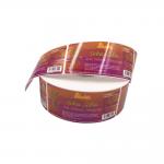 Transparent PVC Food And Beverage Labels Drum Label Printing for sale