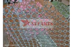 China Welded Brass Ring Mesh For Partial Wall Decoration supplier