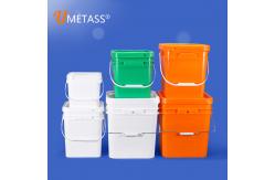 China Recycled Plastic Lid for 8L Square Cement Bucket Good Toughness and Multifunctional supplier