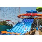 Adult Octopus Water Slide Fiberglass Curved Water Slide Customized Color for sale