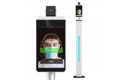 China DC12V facial temperature scanner kiosk Support Health QR Code Screening supplier
