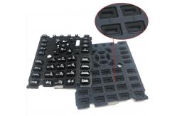 China Epoxy Resin Glue Process Silicone Rubber Keypads 75 Shore A supplier