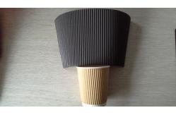 China Paper Cup Sleeve Machine,ripple double wall paper cup wrap machine SHUNDA-80A supplier