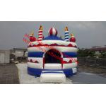birthday party cake inflatable bouncer house for sale
