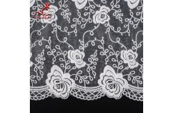 China Pollution - Free Underclothes Embroidered Lace Trim For Sensitive Skin supplier