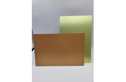 China Wood Grain Fire Rated Composite Panels , PVDF Aluminium Composite Wall Panel supplier