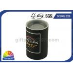 Custom Logo Imprint Plastic Cap Paper Can Packaging , Cardboard Tube Containers for sale