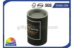 China Custom Logo Imprint Plastic Cap Paper Can Packaging , Cardboard Tube Containers supplier