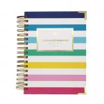Spiral Bound Daily Weekly Planner Beautiful Paper Cover With Metal Corner Protected for sale