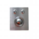 25.0mm Stainless Steel Optical Trackball Mouse With 2 Metal Buttons for sale