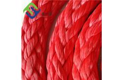 China 80mm Orange 12 Strand UHMWPE Rope Synthetic Braided Rope supplier