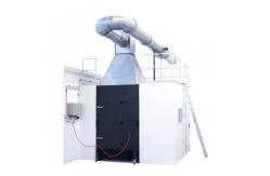 China Single Burning Flame Test Equipment , 16L/Min SBI Fire Test Chamber supplier